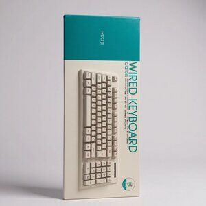 Huo Ji CQ104 Wired USB Gaming Keyboard Purple & Blue RGB Backlit Mechanical Keys